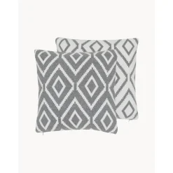 Federa Arredo Fatta A Maglia Reversibile Chuck*Westwing Collection New