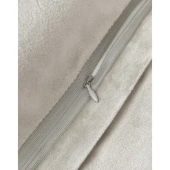 Federa Arredo In Soffice Ecopelliccia Liscia Grigio Chiara Mathilde*Westwing Collection New