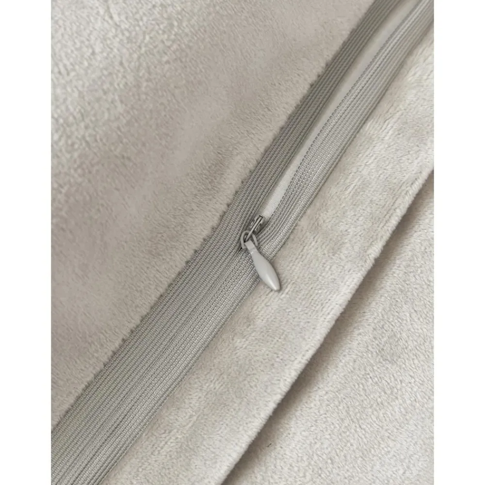 Federa Arredo In Soffice Ecopelliccia Liscia Grigio Chiara Mathilde*Westwing Collection New