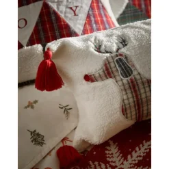 Federa Arredo In Tessuto Teddy Con Motivo Natalizio Dachs*Westwing Collection Sale