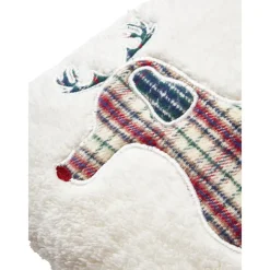 Federa Arredo In Tessuto Teddy Con Motivo Natalizio Dachs*Westwing Collection Sale