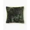 Federa Arredo In Velluto Verde Scuro Con Bordino Enid*Westwing Collection Hot