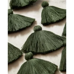 Federa Arredo In Velluto Con Motivo Natalizio E Nappe Skyler*Westwing Collection New