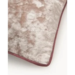 Federa Arredo In Velluto Beige Con Bordino Enid*Westwing Collection Clearance