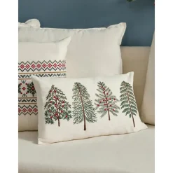 Federa Arredo Rettangolare Ricamata Con Motivo Invernale Fenna*Westwing Collection Sale