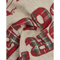 Federa Arredo Reversibile Ricamata Con Retro A Quadri North Pole*Westwing Collection Online