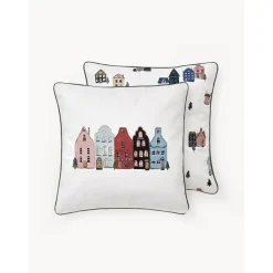 Federa Arredo Reversibile In Cotone Con Motivo Invernale Homecoming*Westwing Collection Best