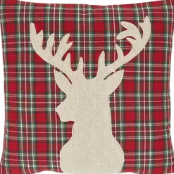 Federa Arredo Reversibile A Quadri Con Motivo Cervo Donner*Westwing Collection New