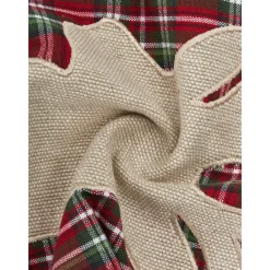 Federa Arredo Reversibile A Quadri Con Motivo Cervo Donner*Westwing Collection New