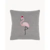 Federa Natalizia A Maglia Con Fenicottero Flamingo*Westwing Collection Hot