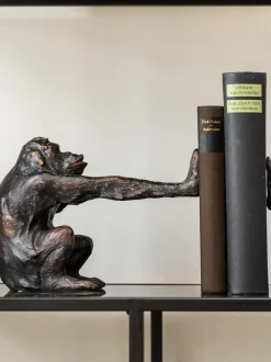 Fermalibri Fatti A Mano Scimmia 2 Pz