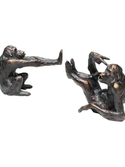 Fermalibri Fatti A Mano Scimmia 2 Pz