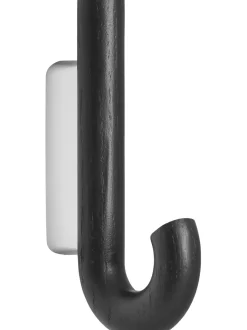 Gancio Da Parete In Legno Di Quercia Umbrella, In Diverse Dimensioni