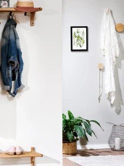 Gancio Da Parete In Legno Di Quercia Milford