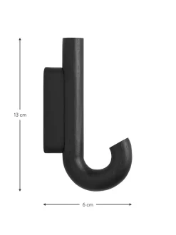Gancio Da Parete In Legno Di Quercia Umbrella, In Diverse Dimensioni