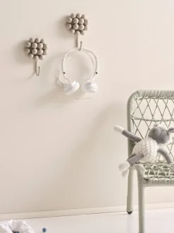 Gancio Da Parete In Porcellana Benevento 2 Pz