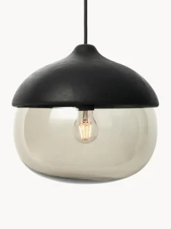 Lampada A Sospensione A Forma Di Ghianda In Vetro Soffiato Threo