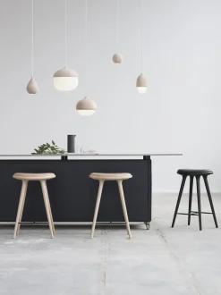 Lampada A Sospensione A Forma Di Ghianda In Vetro Soffiato Terho