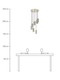 Lampada A Sospensione A Grappolo Arvo