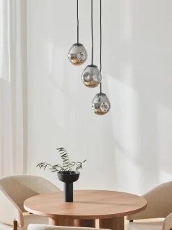 Lampada A Sospensione A Grappolo In Vetro Specchiato Amora