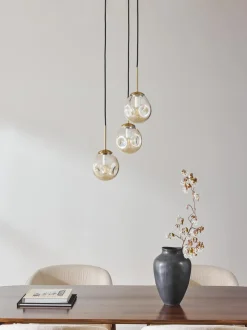 Lampada A Sospensione A Grappolo In Vetro Amora