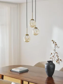 Lampada A Sospensione A Grappolo In Vetro Amora