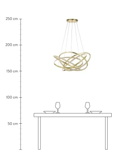 Lampada A Sospensione A Led Saturn