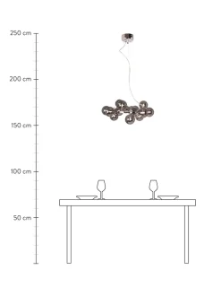 Lampada A Sospensione Con Sfere Di Vetro Splendor