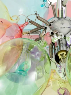 Lampada A Sospensione Con Sfere Di Vetro Gross Solo