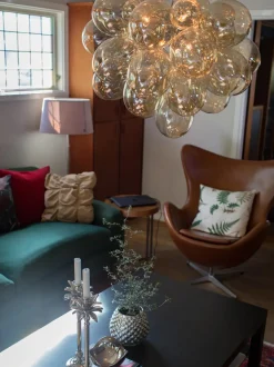 Lampada A Sospensione Con Sfere Di Vetro Gross Grande