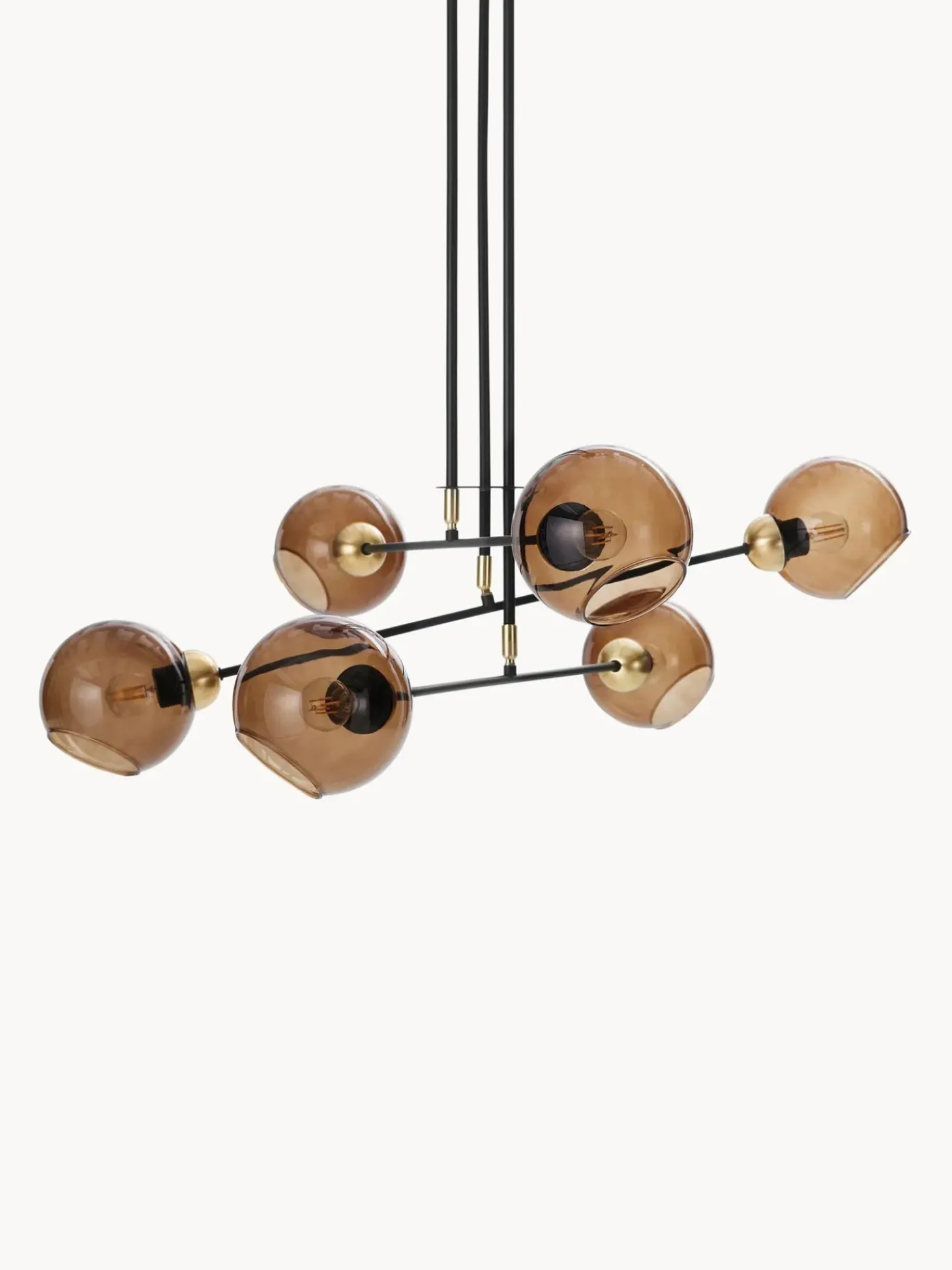 Lampada A Sospensione Con Sfere Di Vetro Cooper