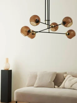 Lampada A Sospensione Con Sfere Di Vetro Cooper