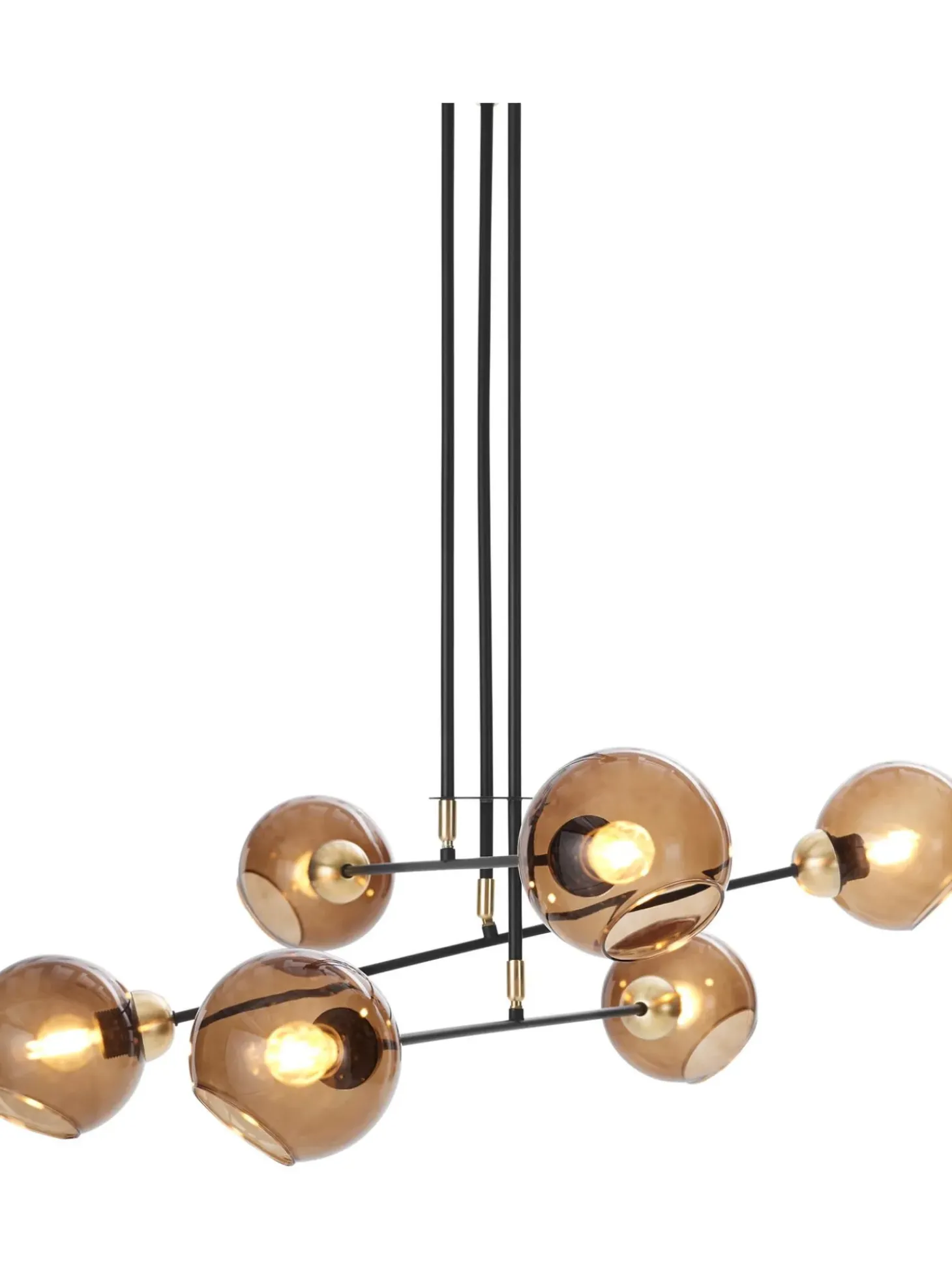 Lampada A Sospensione Con Sfere Di Vetro Cooper