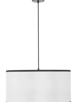 Lampada A Sospensione Con Paralume In Lino Claudette