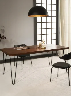 Lampada A Sospensione Con Decoro Dorato Brad