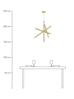 Lampada A Sospensione Di Design Sticks