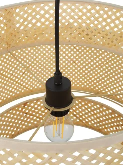 Lampada A Sospensione Di Design In Bambu Finja