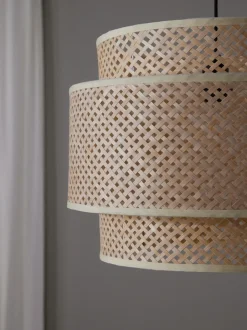 Lampada A Sospensione Di Design In Bambu Finja