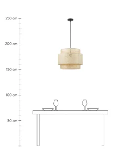 Lampada A Sospensione Di Design In Bambu Finja