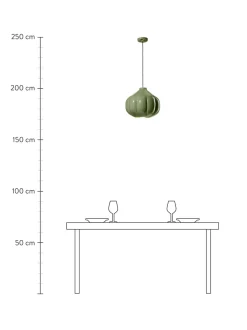 Lampada A Sospensione Fatta A Mano Afoxe