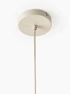 Lampada A Sospensione Grande In Fili Di Lino Lace