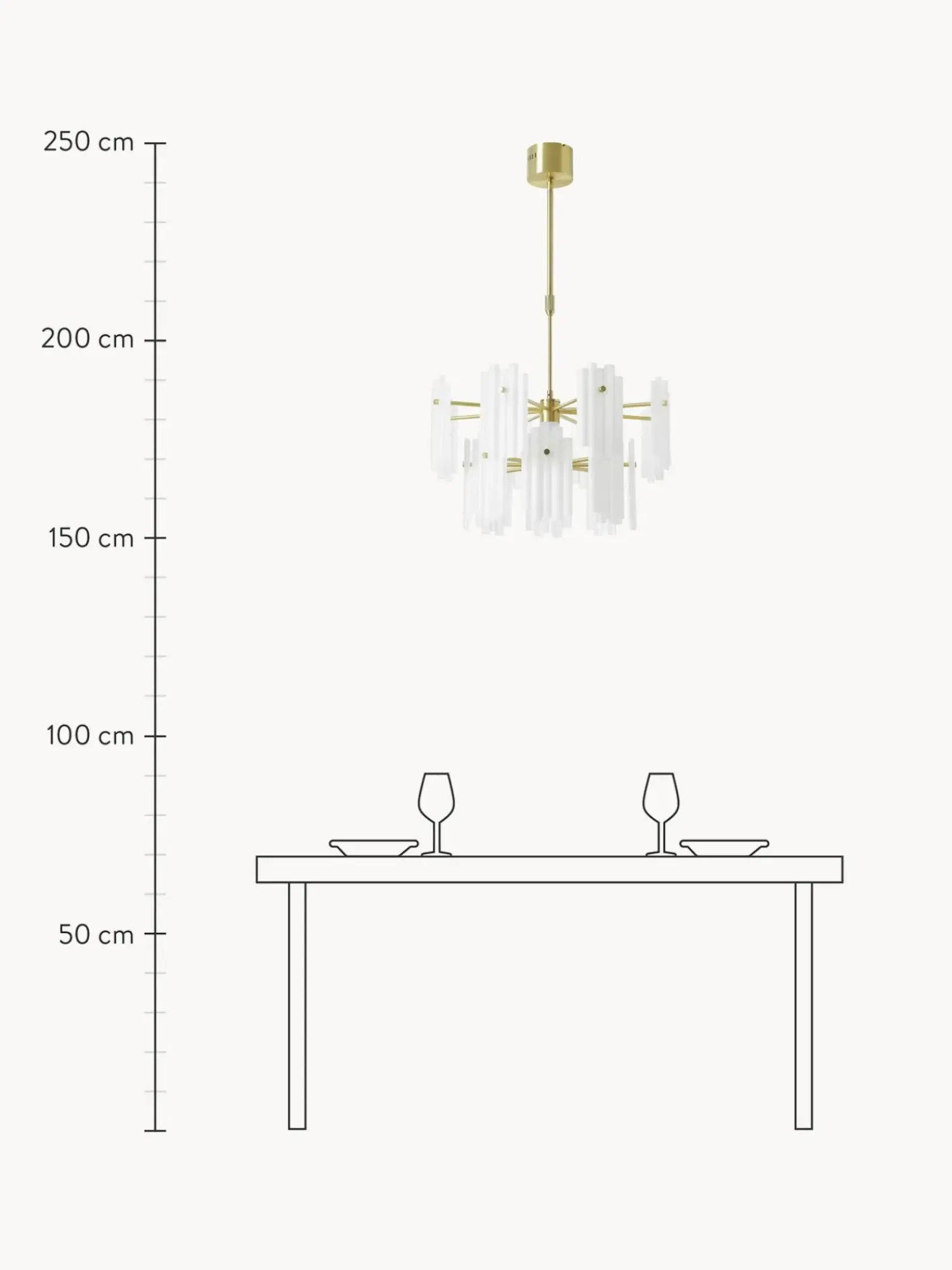Lampada A Sospensione Grande A Led Alenia