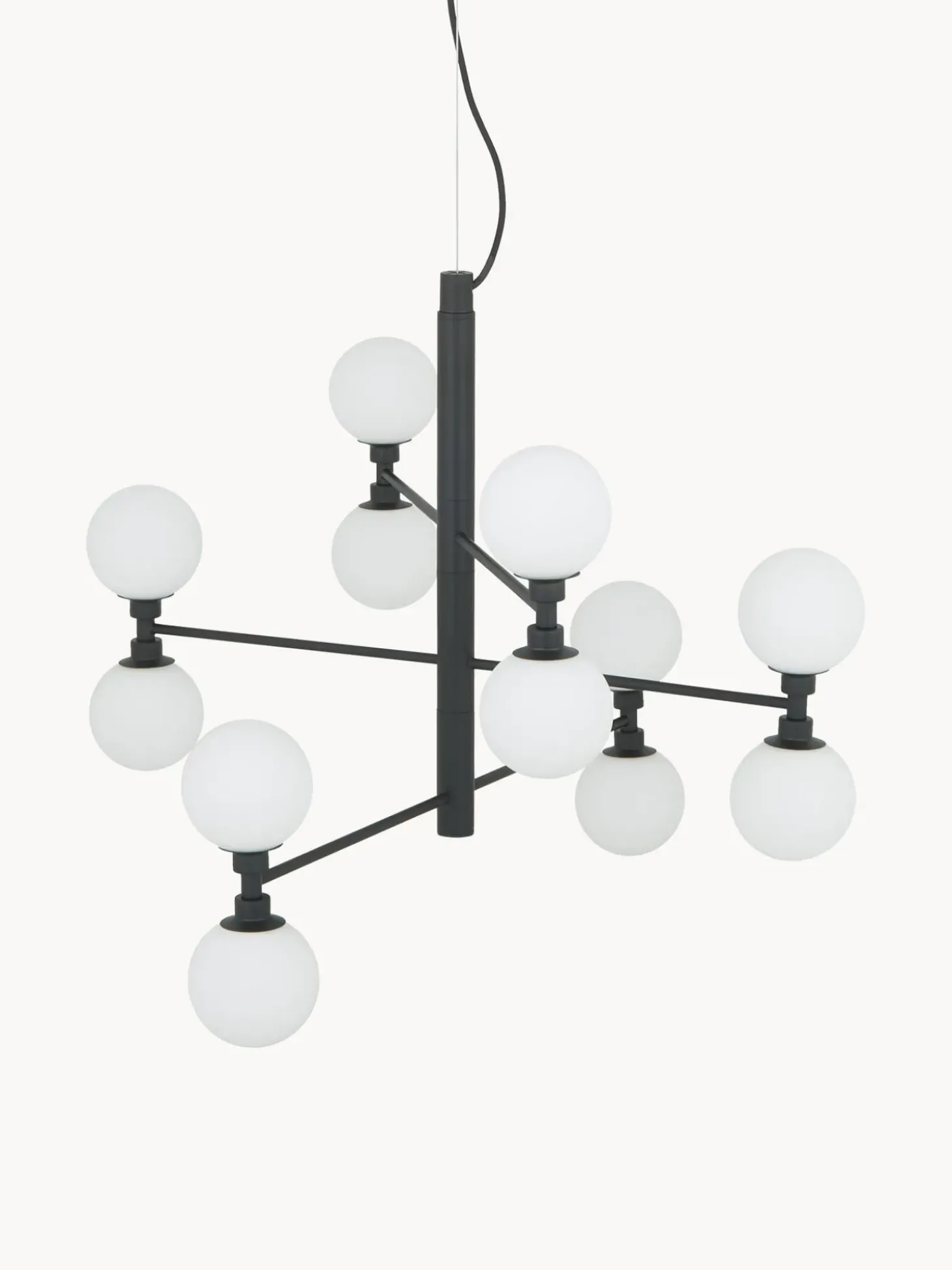 Lampada A Sospensione Grande Con Sfere In Vetro Grover