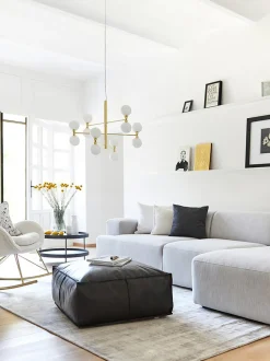 Lampada A Sospensione Grande Con Sfere In Vetro Grover