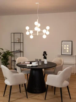 Lampada A Sospensione Grande Con Sfere In Vetro Grover