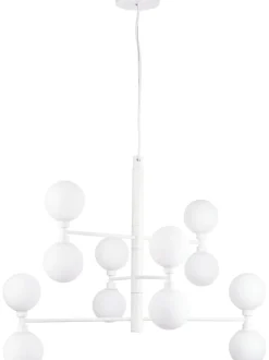 Lampada A Sospensione Grande Con Sfere In Vetro Grover