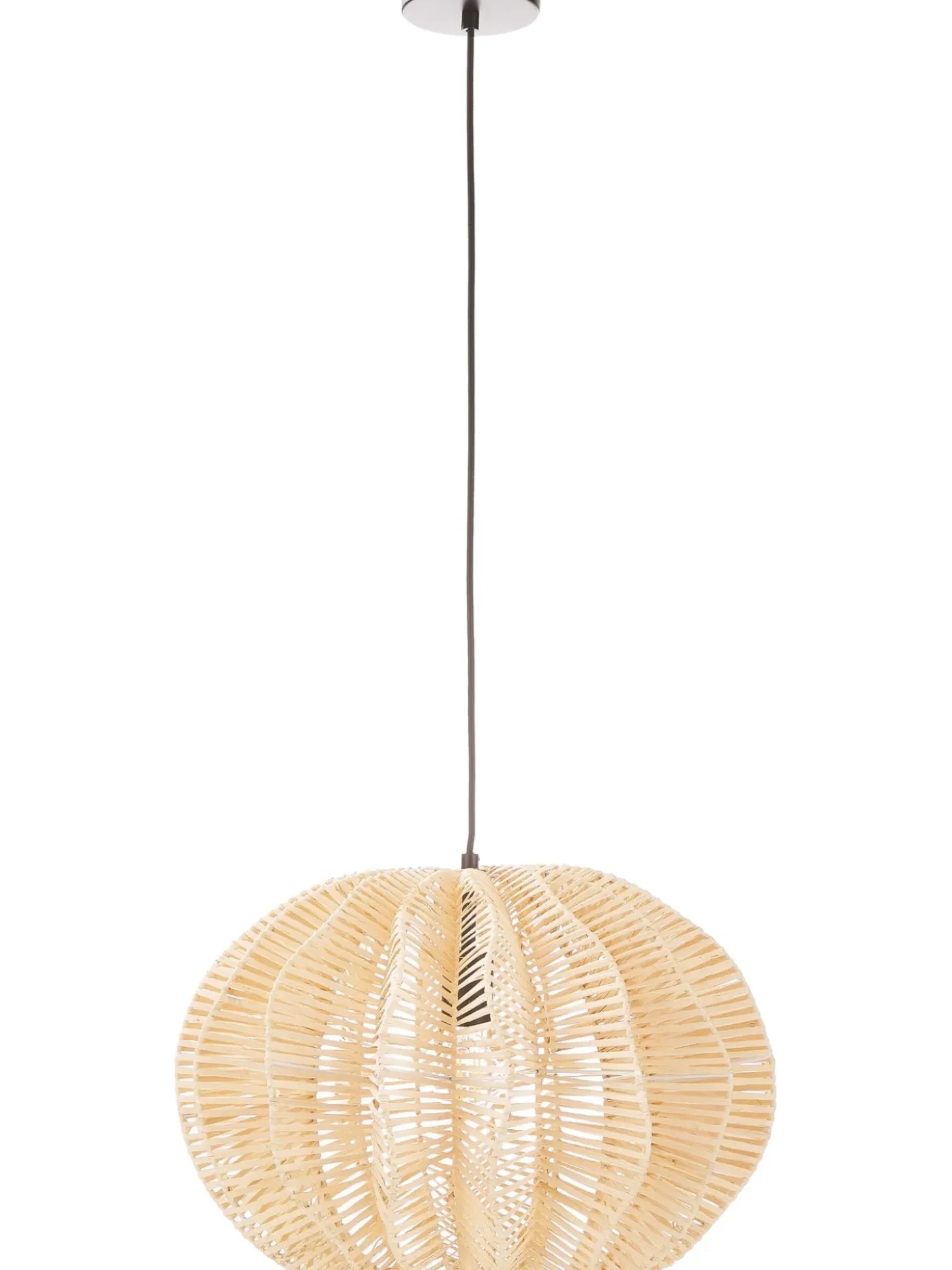 Lampada A Sospensione In Rattan Ufe