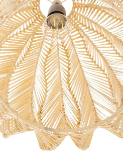 Lampada A Sospensione In Rattan Ufe