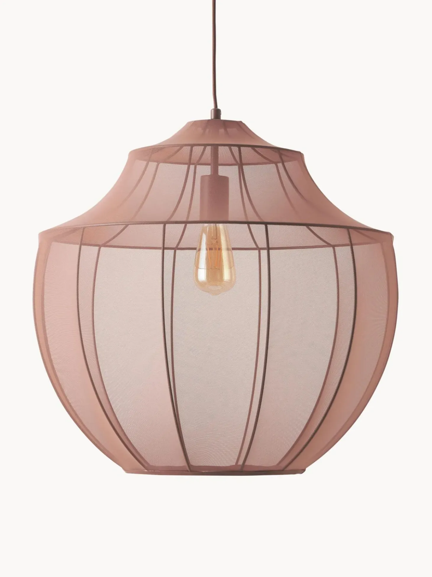 Lampada A Sospensione In Tessuto Intrecciato Beau