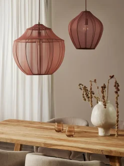 Lampada A Sospensione In Tessuto Intrecciato Beau